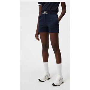 J. LINDEBERG Gwen Golf Shorts Size 32 Navy Blue NEW Active Performance Casual